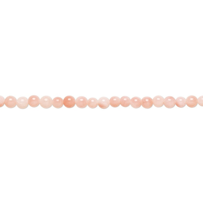 Bamboo Coral (Dyed), Pink, 2.5-3mm Round