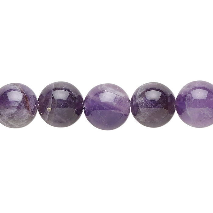 Banded Amethyst (Natural), 10mm Round