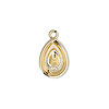 Drop, Almost Instant Jewelry®, Gold-Plated "Pewter"