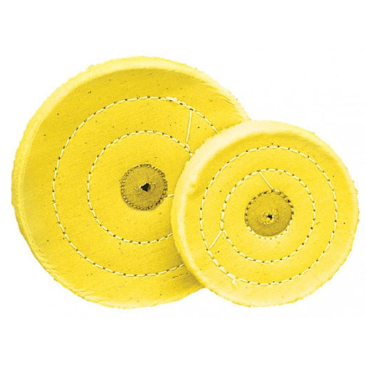 roue de polissage pour bijoux traitée jaune