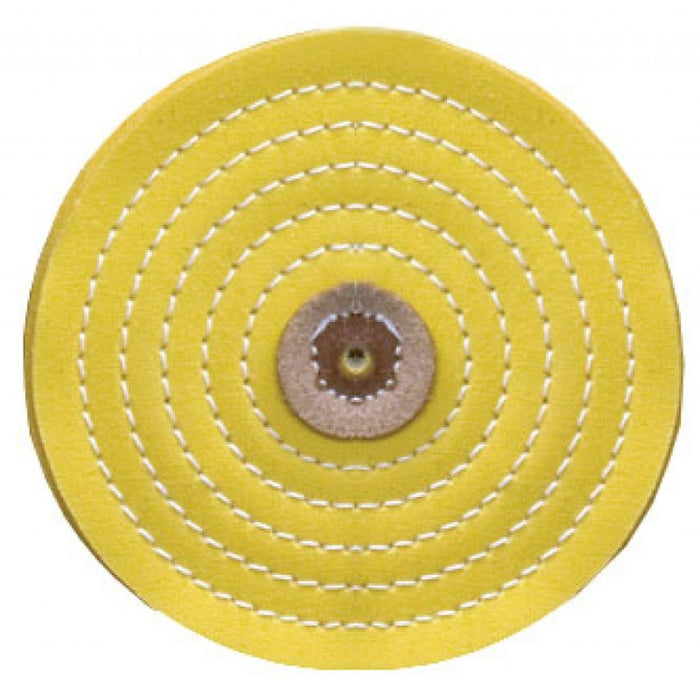 roue de polissage traitée jaune