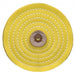 roue de polissage traitée jaune